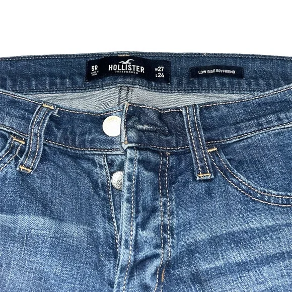 Hollister low-rise distressed blue denim skinny jeans - Picture 3 of 3